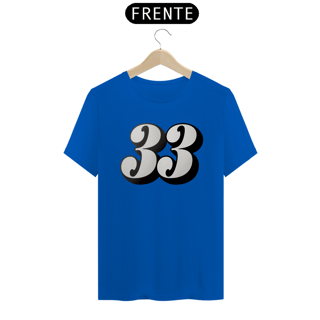 Nome do produto Camiseta Clássica 33 Idade de Cristo