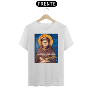 Nome do produto Camiseta Premium São Francisco de Assis Afresco