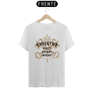Nome do produto Camiseta Basic Cristo Vence, Reina, Governa