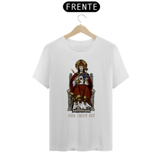 Nome do produto Camiseta Clássica Viva Cristo Rei! Colorida
