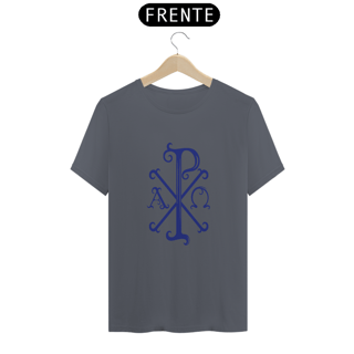 Nome do produto Camiseta Basic Cristograma PX Chi Rho Azul