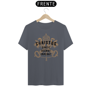 Nome do produto Camiseta Basic Cristo Vence, Reina, Governa