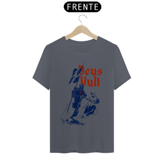 Nome do produto Camiseta Basic Deus Vult Azul Vermelho