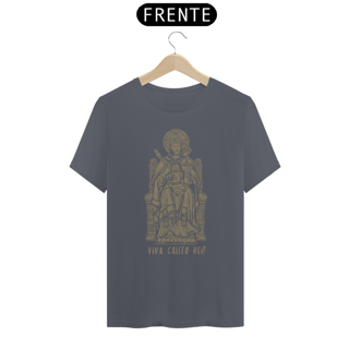 Nome do produto Camiseta Basic Viva Cristo Rei! Ouro