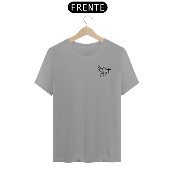 Camiseta Clássica Jesus Me Protege Preto