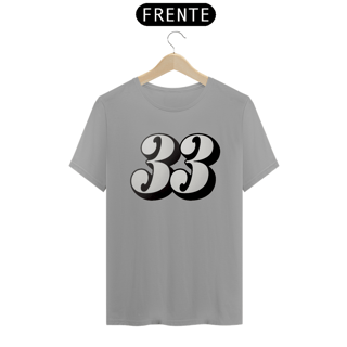 Nome do produto Camiseta Clássica 33 Idade de Cristo