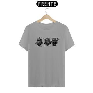 Camiseta Clássica Sagrado Coração de Jesus, Virgem Maria e São José