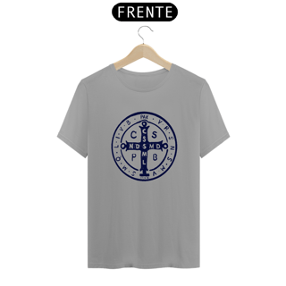 Nome do produto Camiseta Clássica Medalha de São Bento Azul