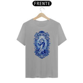 Nome do produto Camiseta Basic Nossa Senhora Imaculada Conceição Azulejo Português
