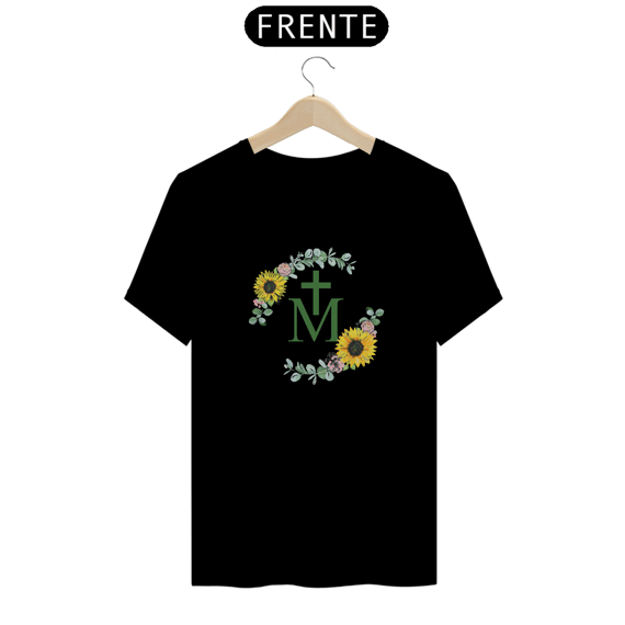 Camiseta Clássica Floral Cruz M Girassol