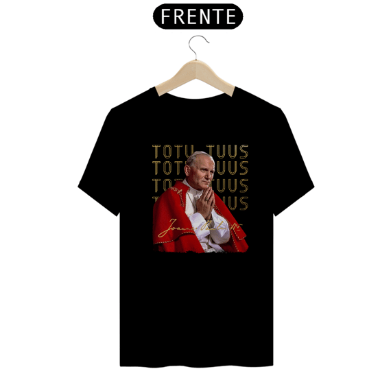 Camiseta Clássica João Paulo II Totu Tuus
