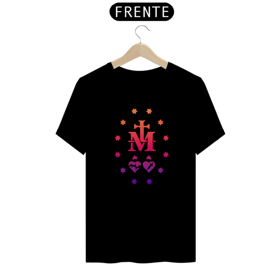 Camiseta Clássica Medalha Milagrosa Color