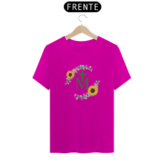 Nome do produto Camiseta Clássica Floral Cruz M Girassol