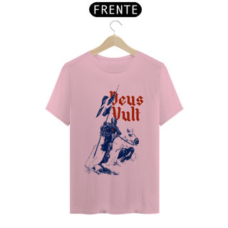 Nome do produto Camiseta Basic Deus Vult Azul Vermelho