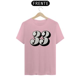 Nome do produto Camiseta Basic 33 Idade de Cristo