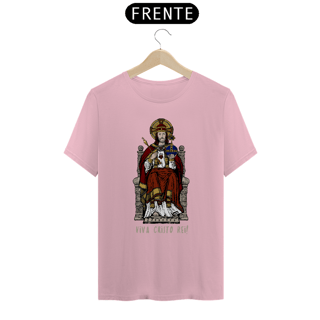 Nome do produto Camiseta Basic Viva Cristo Rei! Colorida
