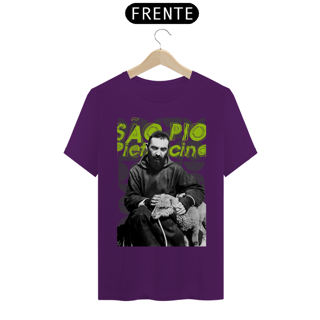 Nome do produto Camiseta Basic Padre Pio de Pietrelcina e a Ovelha