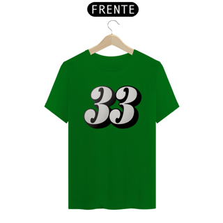 Nome do produto Camiseta Clássica 33 Idade de Cristo