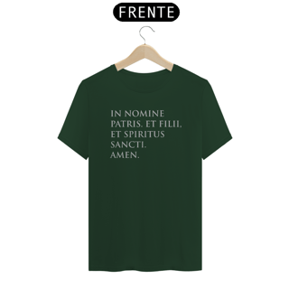 Nome do produto Camiseta Basic Sinal da Cruz Cinza