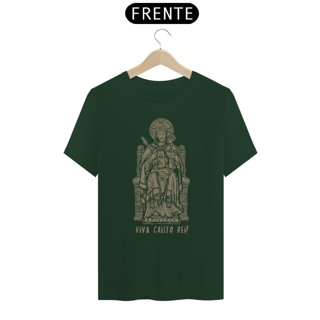Nome do produto Camiseta Basic Viva Cristo Rei! Ouro