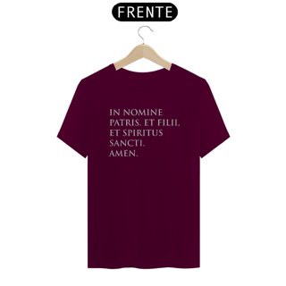 Nome do produto Camiseta Basic Sinal da Cruz Cinza