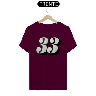 Nome do produto Camiseta Basic 33 Idade de Cristo