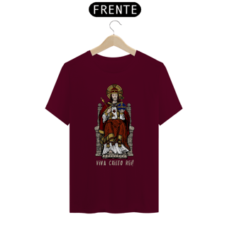 Nome do produto Camiseta Clássica Viva Cristo Rei! Colorida