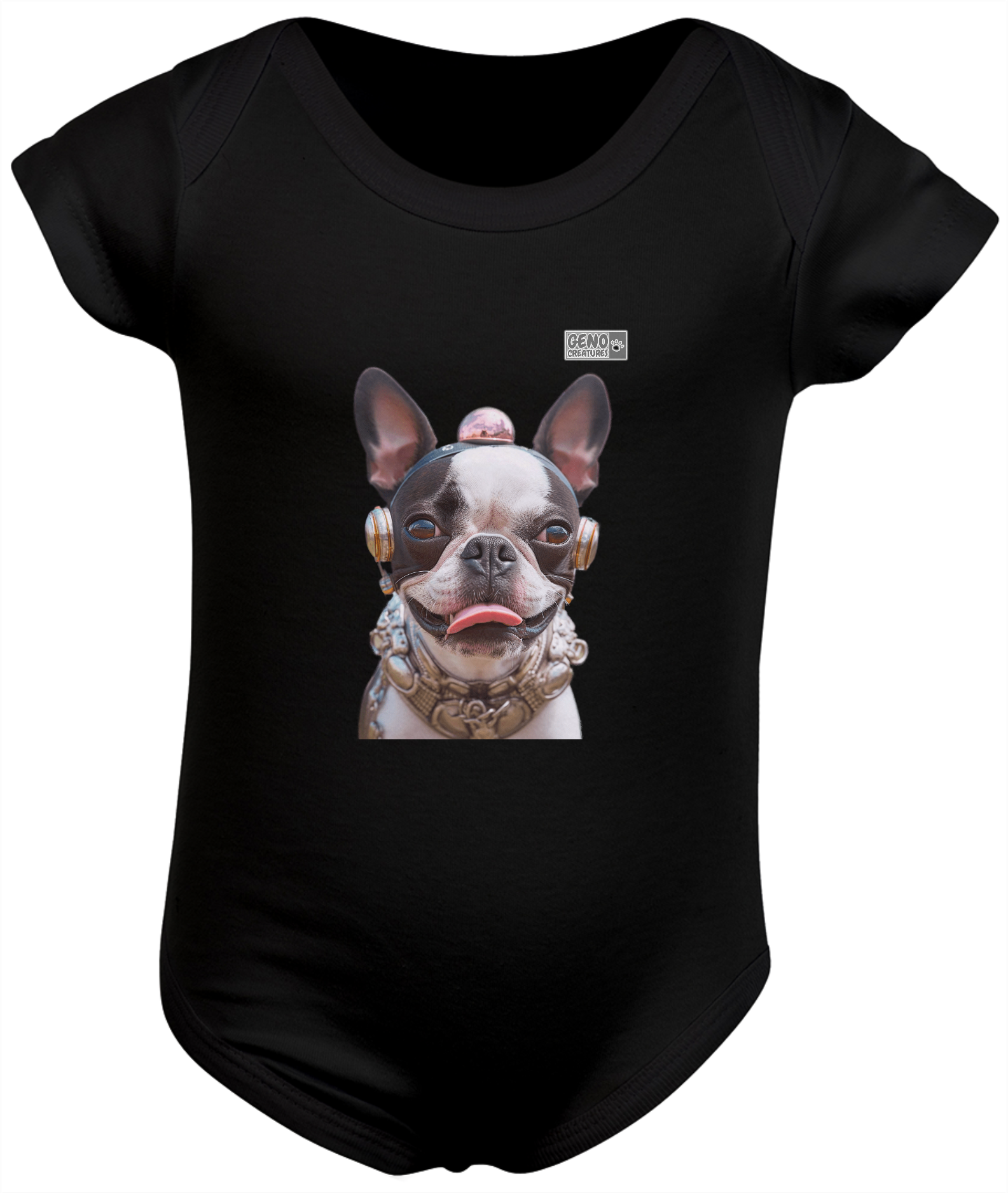 Camisa Boston Terrier - Body Infantil