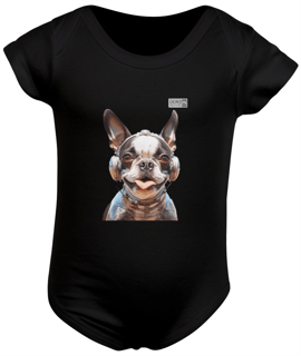 Body Infantil - Cachorro Boston Terrier