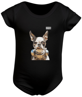 Body Infantil - Cachorro Boston Terrier