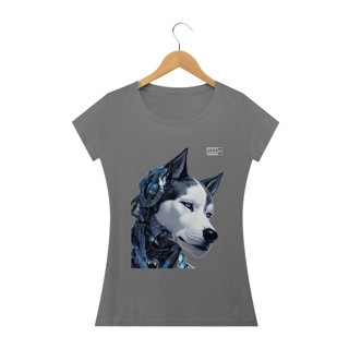 Camisa Husky siberiano - Baby Long Estonada 