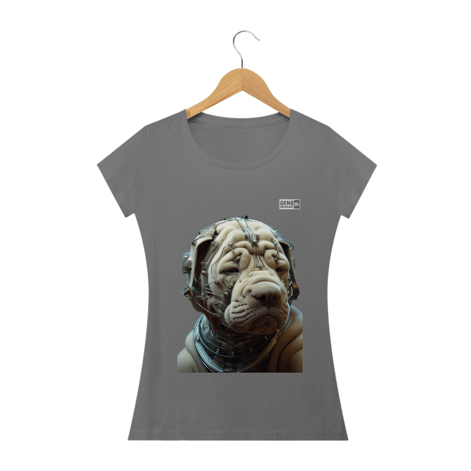 Camisa Shar Pei - Baby Long Estonada 