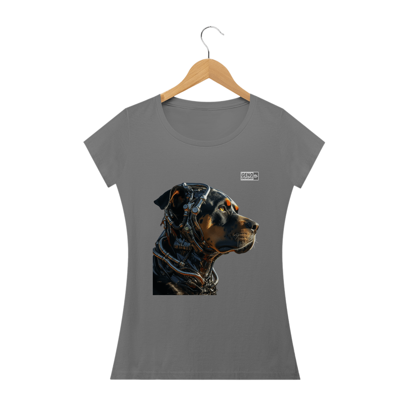 Camisa Rottweiler - Baby Long Estonada