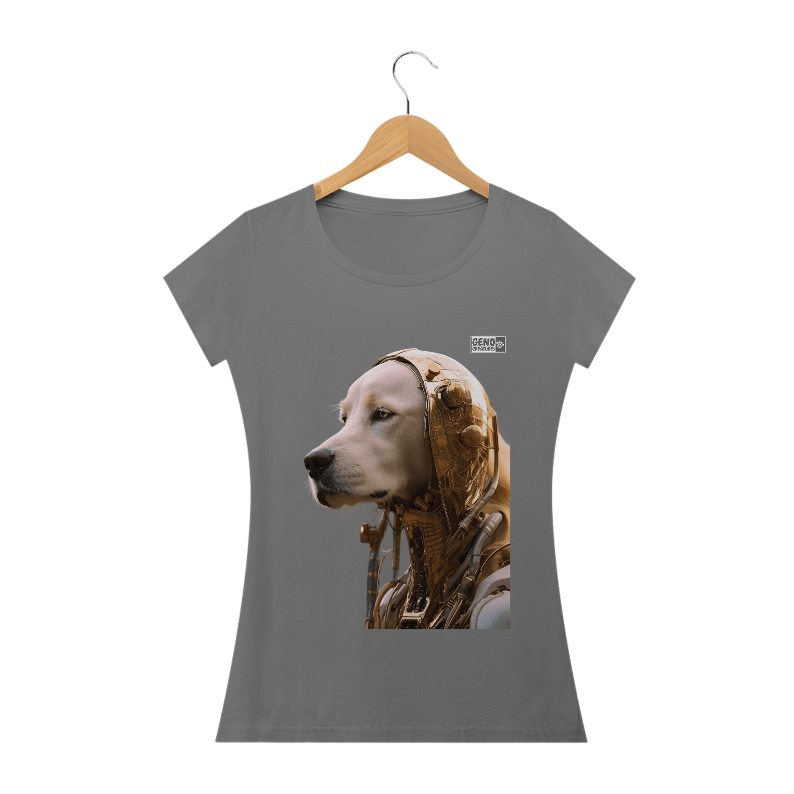 Camisa Cachorro Golden Retriever - Baby Long Estonada