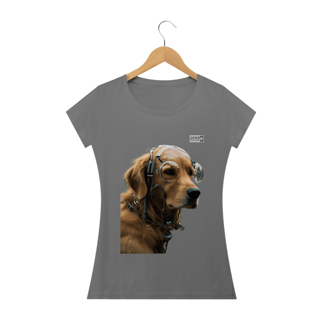 Camisa Cachorro Golden Retriever - Baby Long Estonada