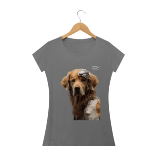 Camisa Cachorro Golden Retriever - Baby Long Estonada