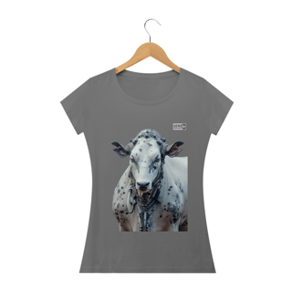 Camisa Vaca Girolando - Baby Long Estonada 