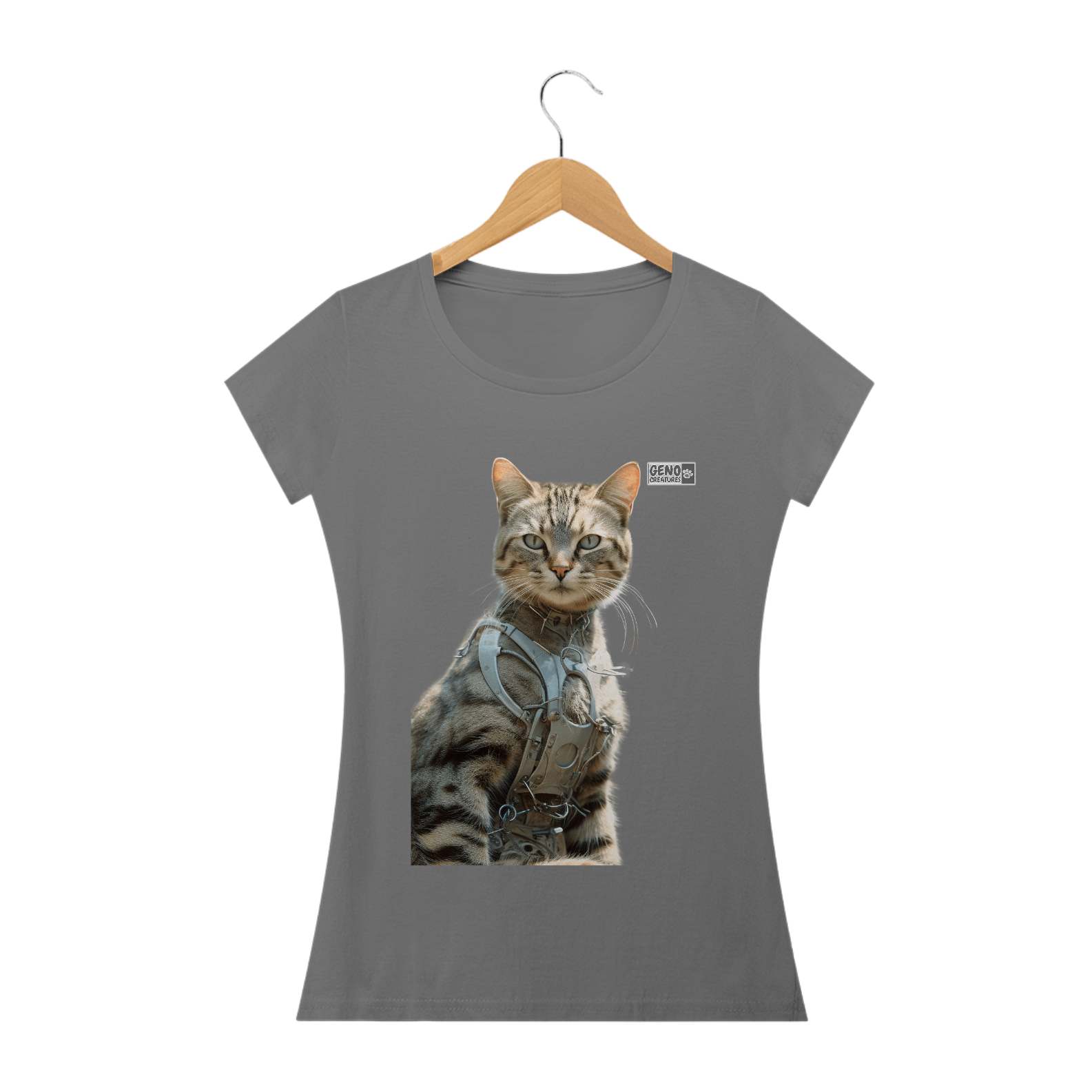 Camisa Gato -  Baby Long Estonada 