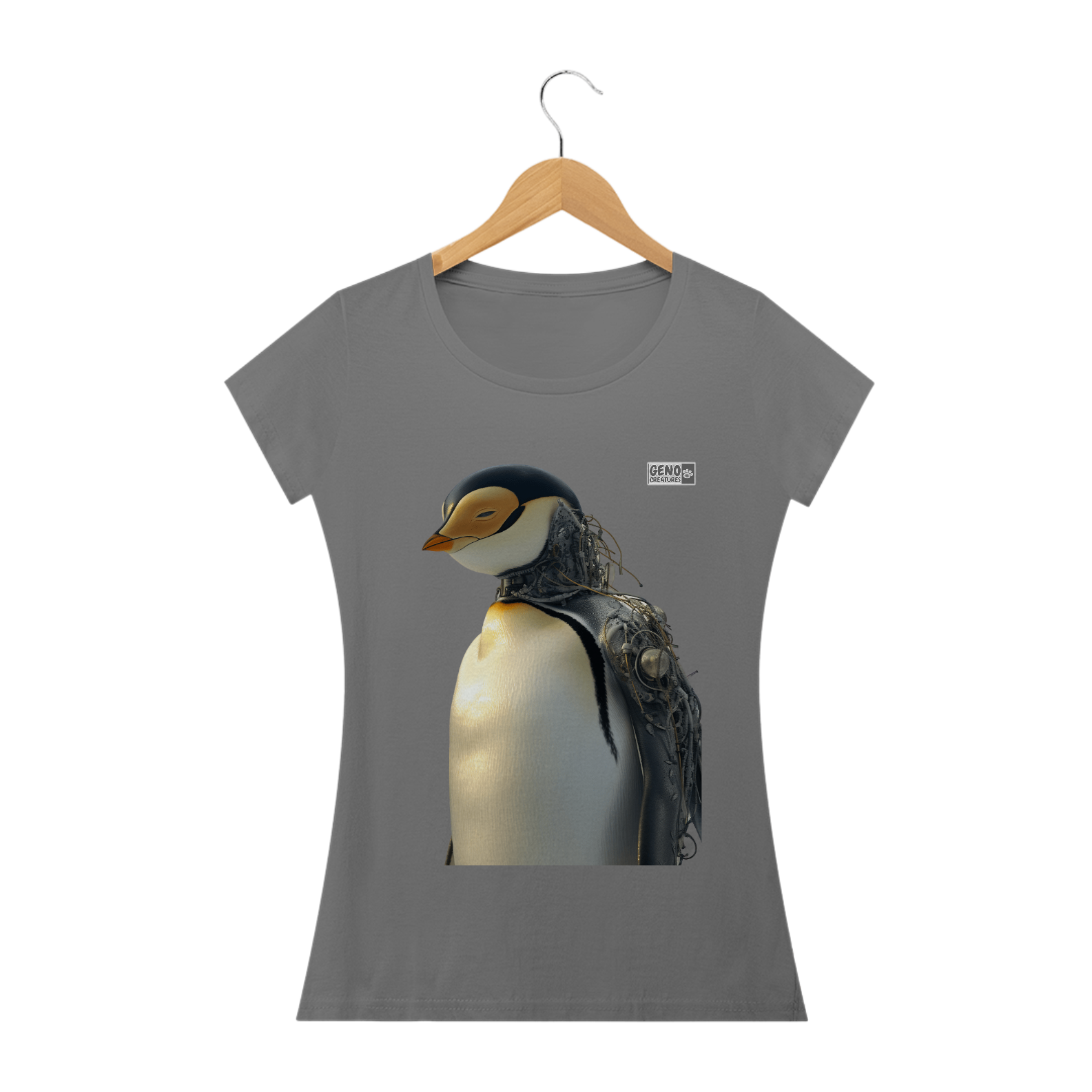 Camisa Pinguim -  Baby Long Estonada 