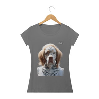 Camisa Cachorro Clumber Spaniel - Baby Long Estonada 