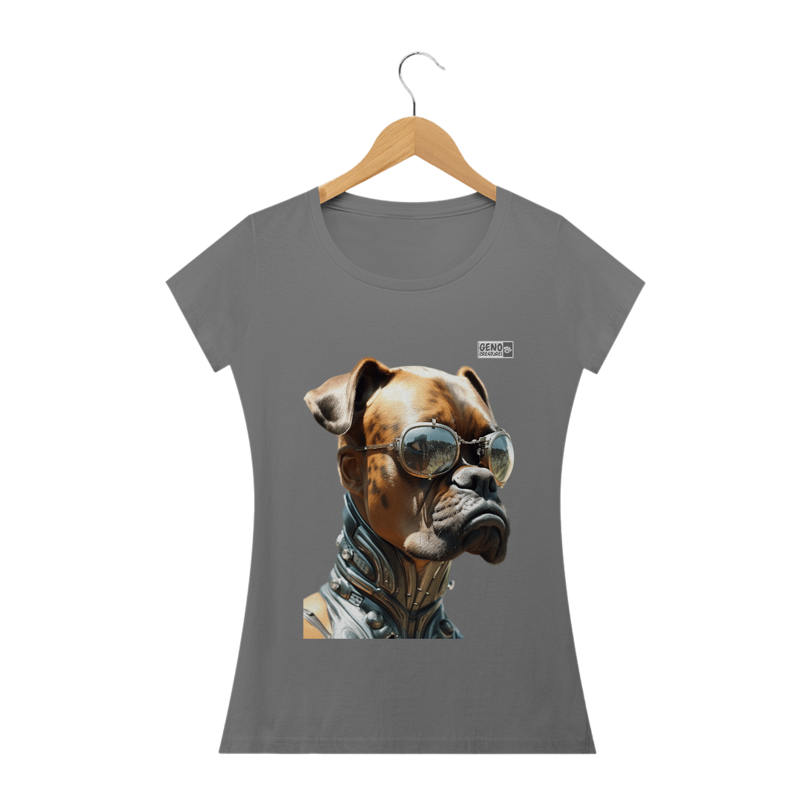 Camisa Cachorro Boxer - Baby Long Estonada 