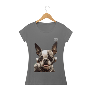 Camisa Cachorro Boston Terrier - Baby Long Estonada 