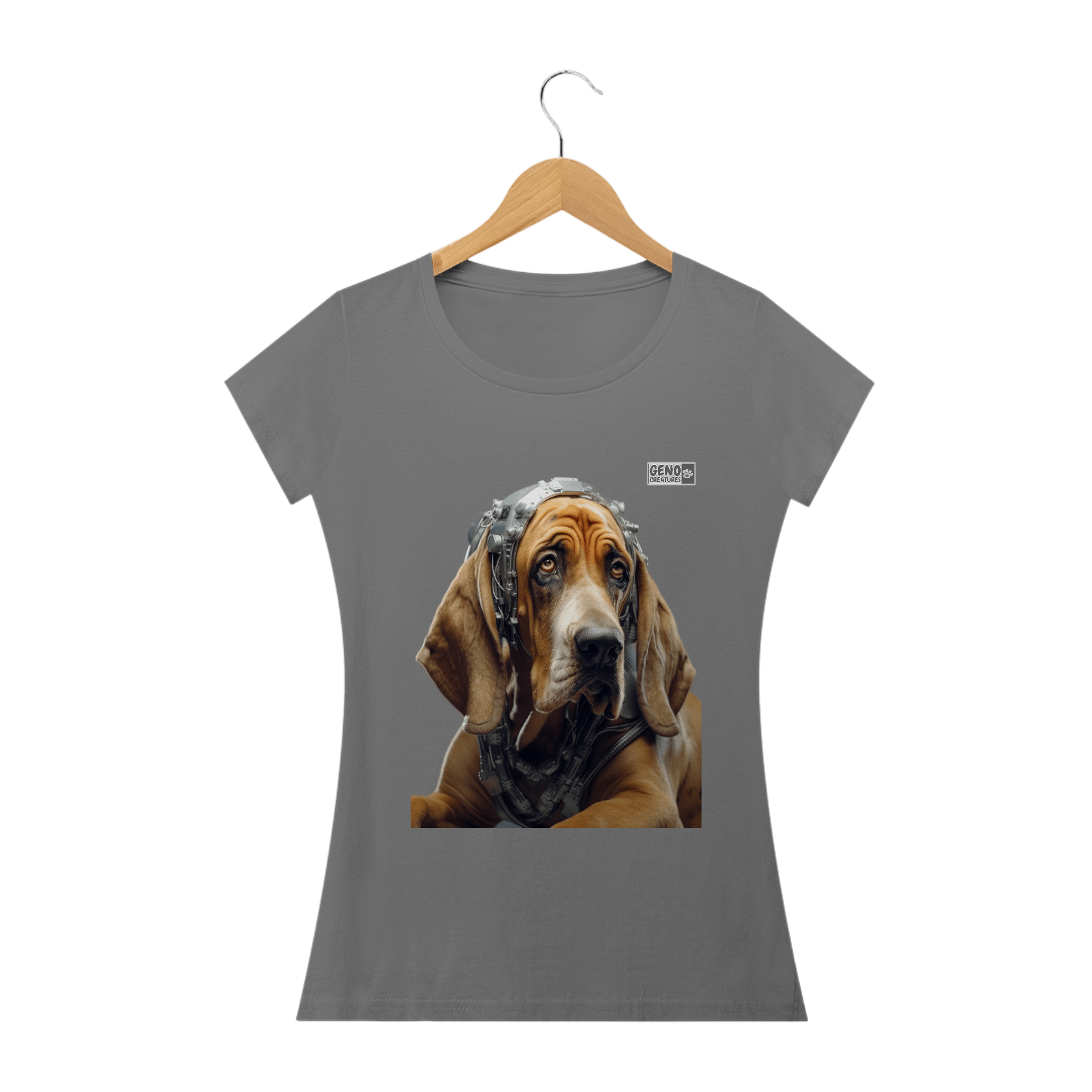 Camisa Cachorro Bloodhound - Baby Long Estonada 