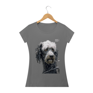 Camisa Cachorro Black Russian Terrier - Baby Long Estonada 