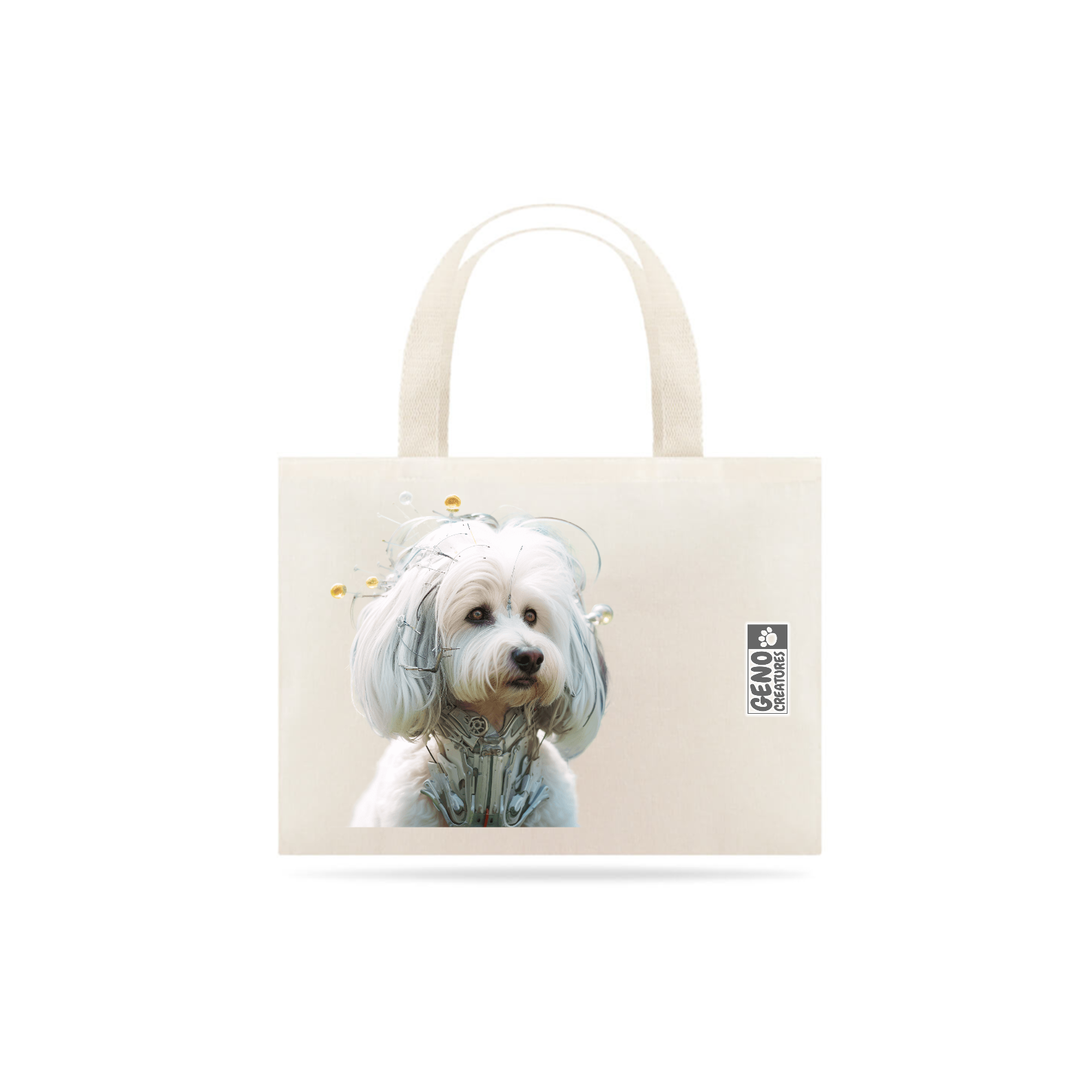 Bolsa Cachorro Coton de Tulear - Ecobag 