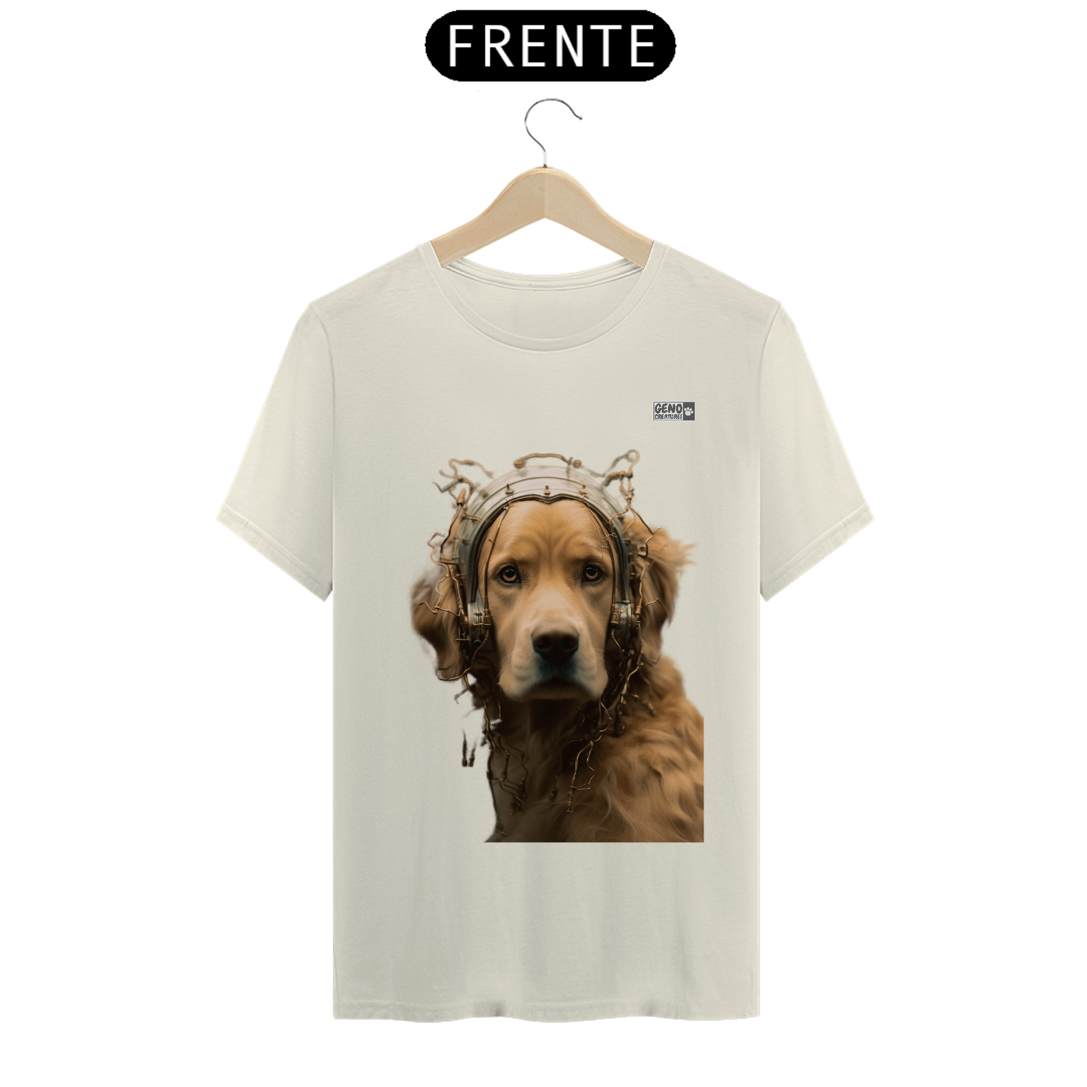 Camisa Estonada  - Premium Cachorro Golden Retriever