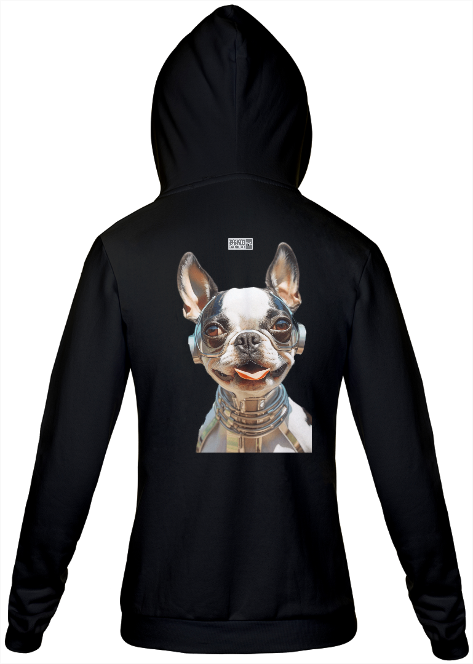 Moletom Com Zíper - Cachorro Boston Terrier