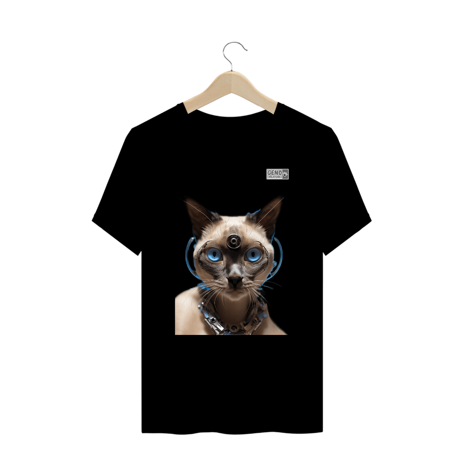 Camisa Plus Size -  Gato Siamese