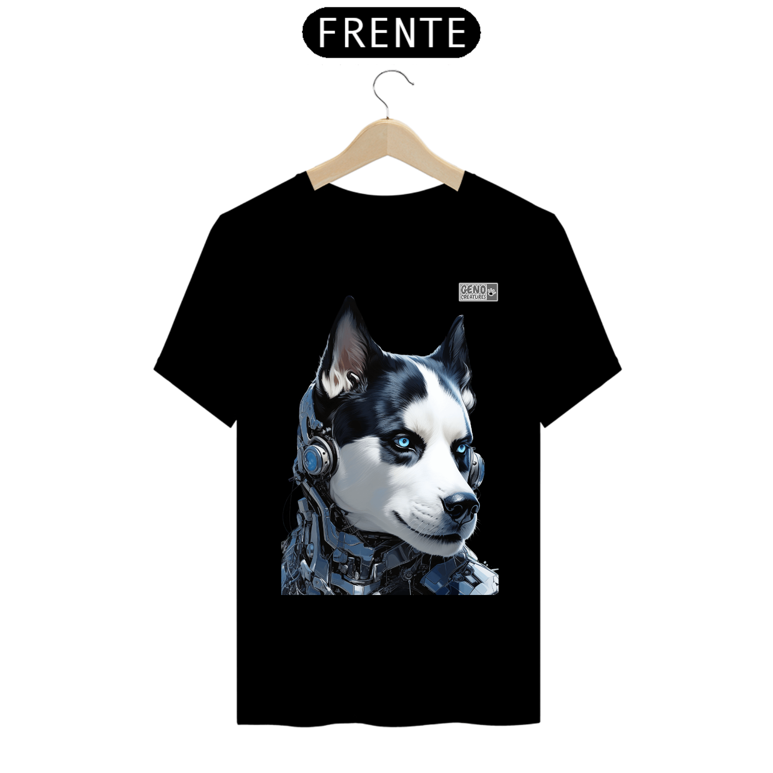 Camisa Husky siberiano