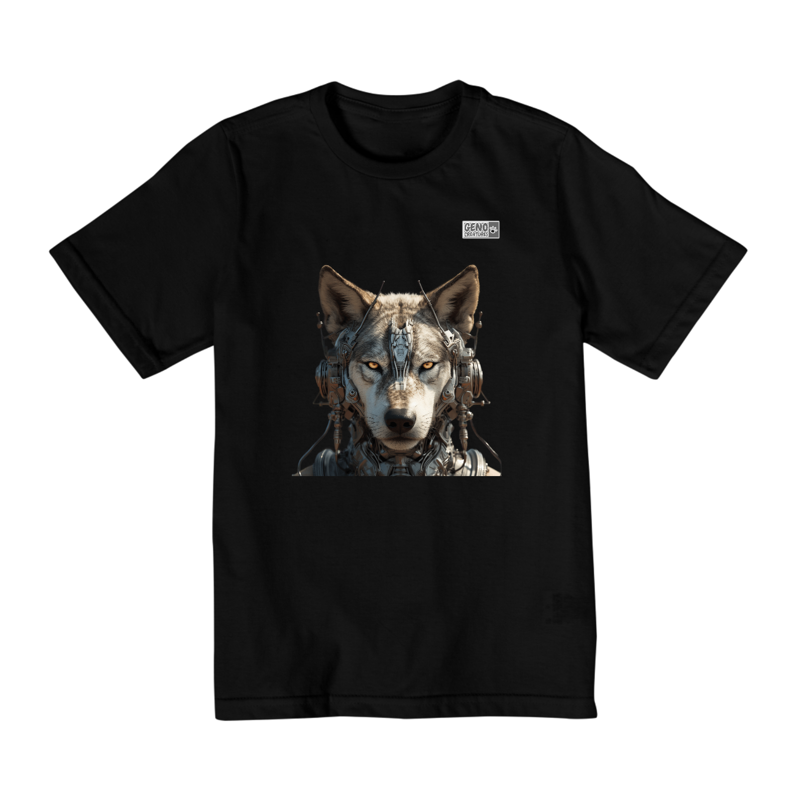 Camisa Infantil (10 a 14) - Cachorro Zechoslovakian Wolfdog